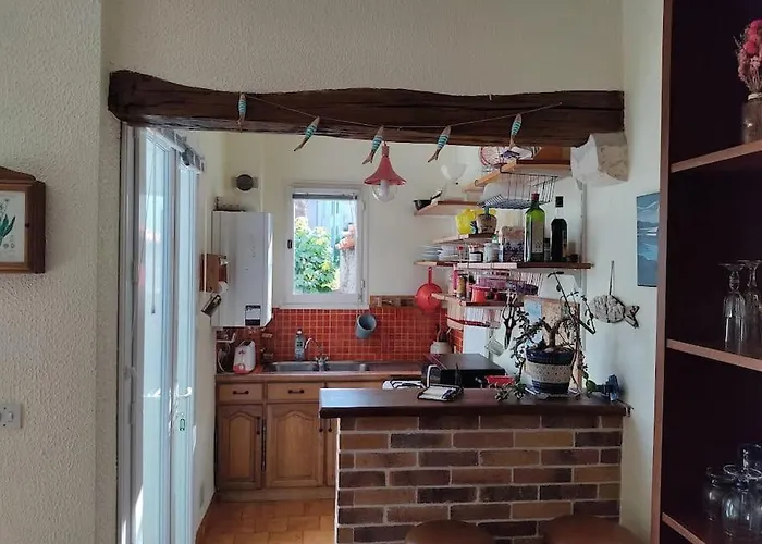 Casa de Férias La Cour Du Moulin/t3/centre-ville/wi-fi/terrasse